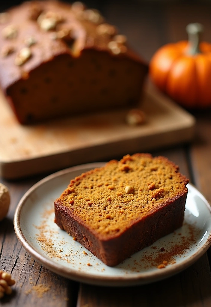 21 Irresistibly Delicious Pumpkin Bread Recipes You'll Crave All Fall! - 3. Spiced Walnut Pumpkin Bread