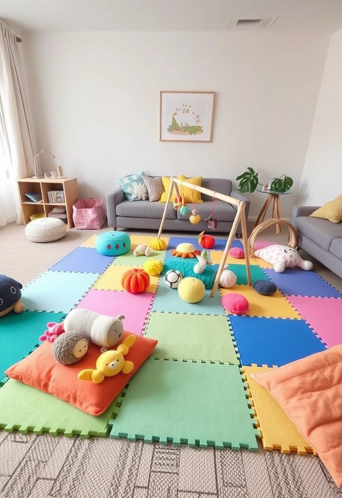 22 Creative Kids Play Corner Ideas for Your Living Room That'll Make You Say 'Wow!' - 5. Soft Play Zone