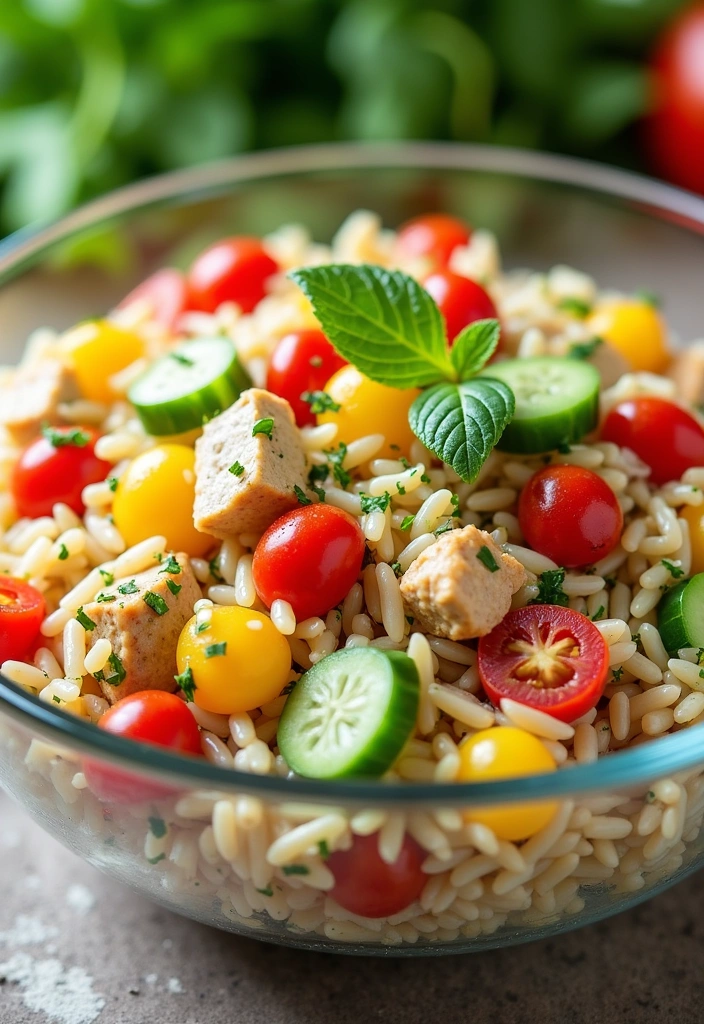 24 One Pot Chicken Orzo Recipes That Will Make You Fall in Love with Dinner! - 15. Chicken Orzo Salad