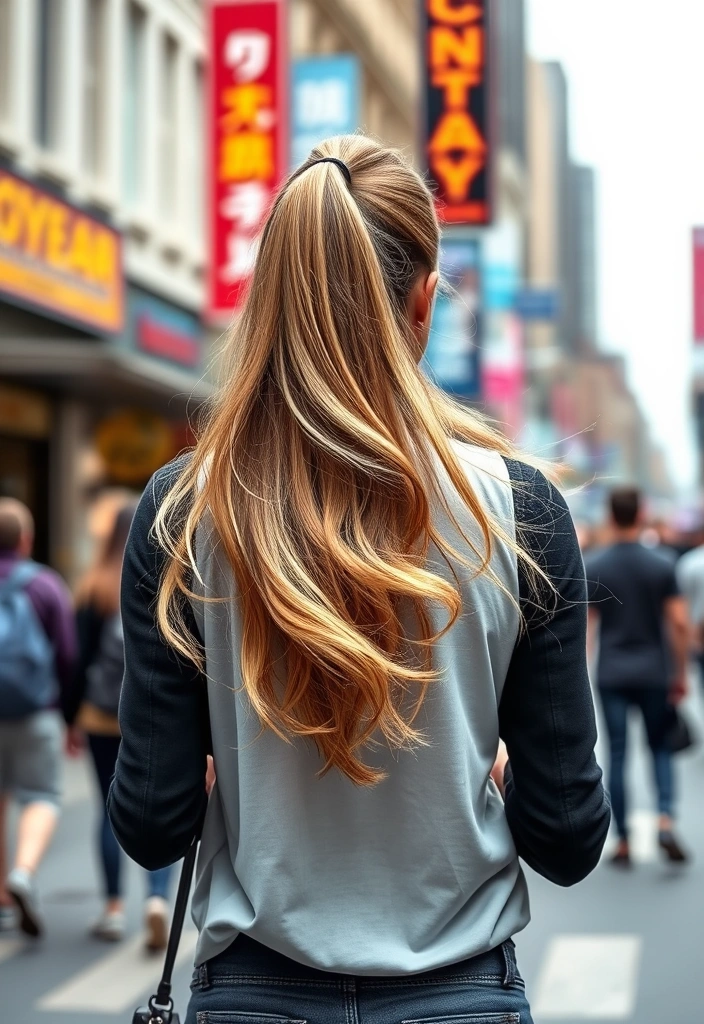 26 Tips for a Better and Sassier Ponytail in Less Than 5 Minutes! - 16. The Ombre Ponytail