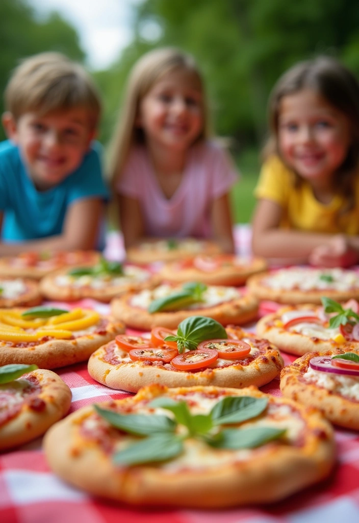 22 Dinner Ideas for Picky Eaters That Even Your Fussiest Kids Will Love! - 3. Mini Homemade Pizzas