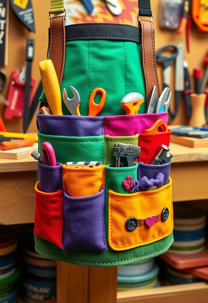 24 Easy Fathers Day Crafts for Kids That'll Make Him Smile! - 8. DIY Tool Belt