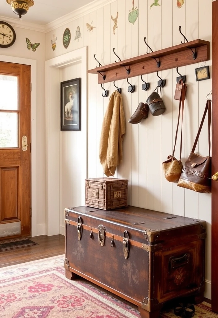 27 Mudroom Laundry Room Ideas That Will Transform Your Space (You Won't Believe #15!) - 7. Vintage Charm