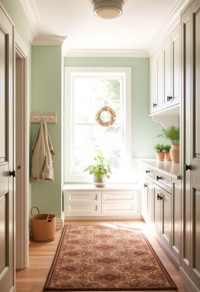 27 Mudroom Laundry Room Ideas That Will Transform Your Space (You Won't Believe #15!) - 1. Bright and Airy Color Palette