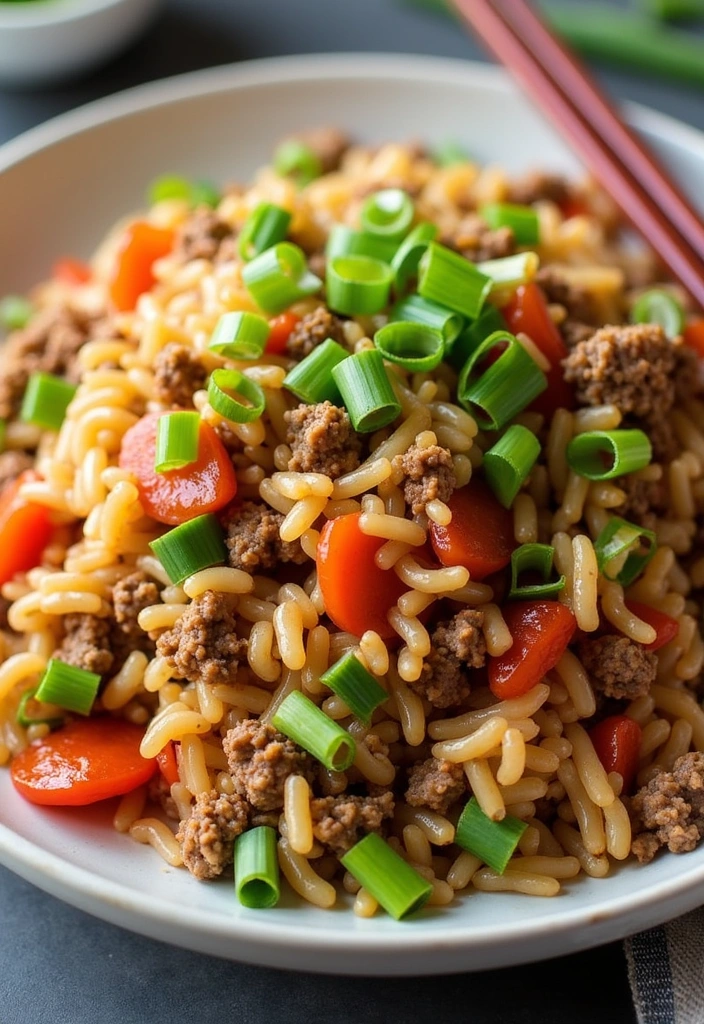 26 Mouthwatering Dinner Ideas with Hamburger Meat That You’ll Crave Tonight! - 14. Hamburger Fried Rice