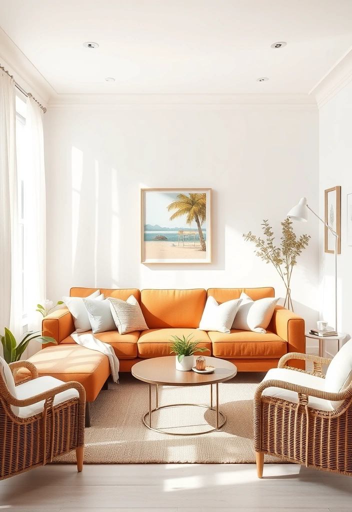 20 Brown Sofa Living Room Ideas That’ll Transform Your Space! - 4. Bright and Airy