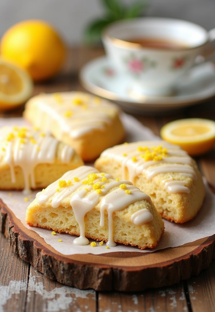 23 Lemon Sugar Cookie Recipes That Will Make You Swoon (You Won't Believe #15!) - 12. Lemon Sugar Cookie Scones