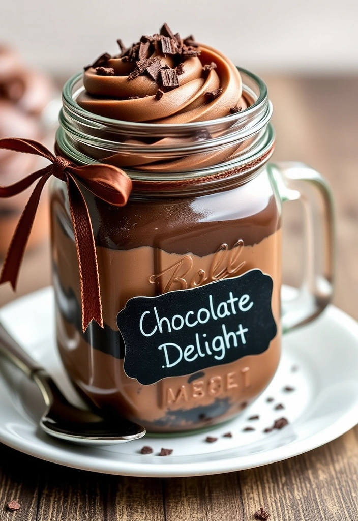 20 Easy Mason Jar Cupcake Ideas That'll Impress Your Guests (You Won't Believe #7!) - 1. Classic Chocolate Delight