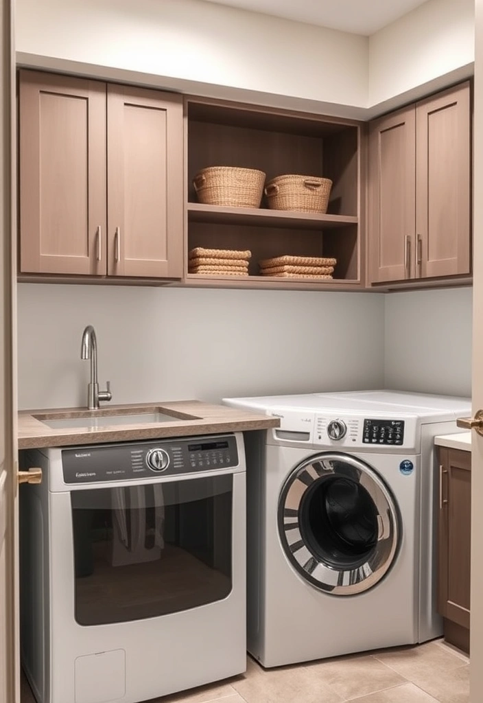 27 Mudroom Laundry Room Ideas That Will Transform Your Space (You Won't Believe #15!) - 10. Smart Appliance Integration