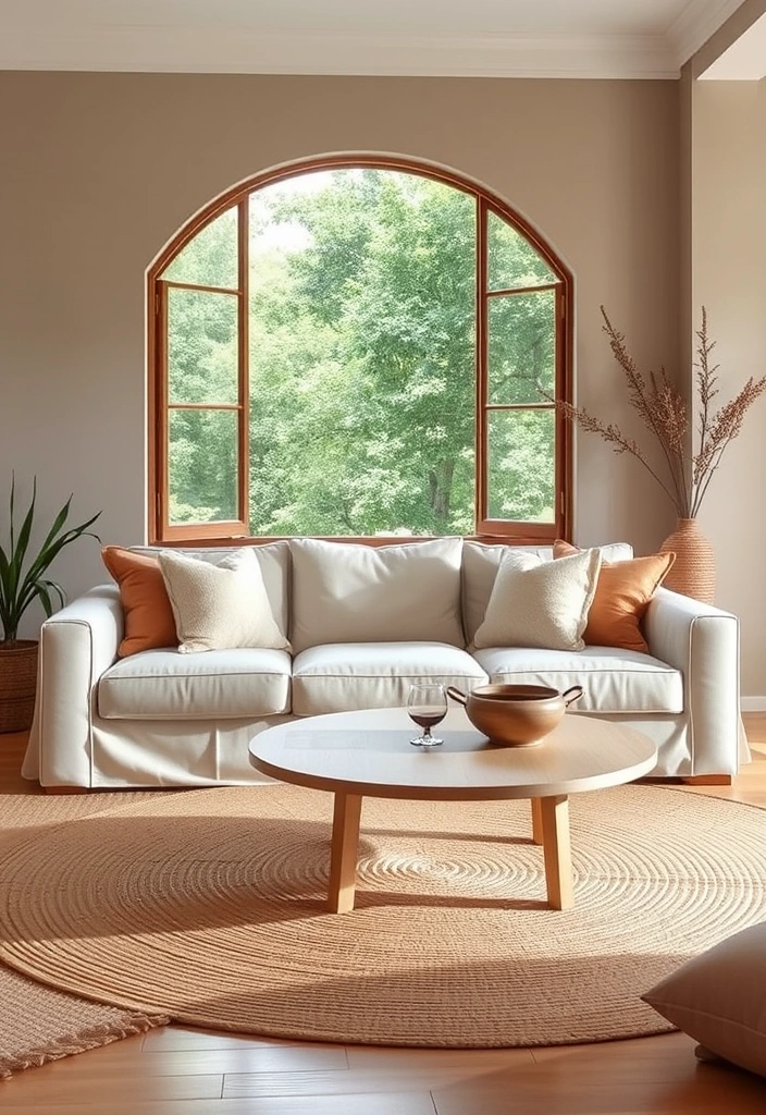 24 Japandi Living Room Designs That Will Transform Your Space into a Zen Paradise! - 2. Soft Earthy Tones