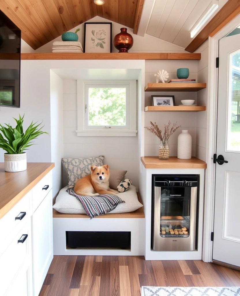 24 Inside Tiny Houses Ideas That Prove Less is More (You Won't Believe #10!) - 26. Integrative Pet Spaces