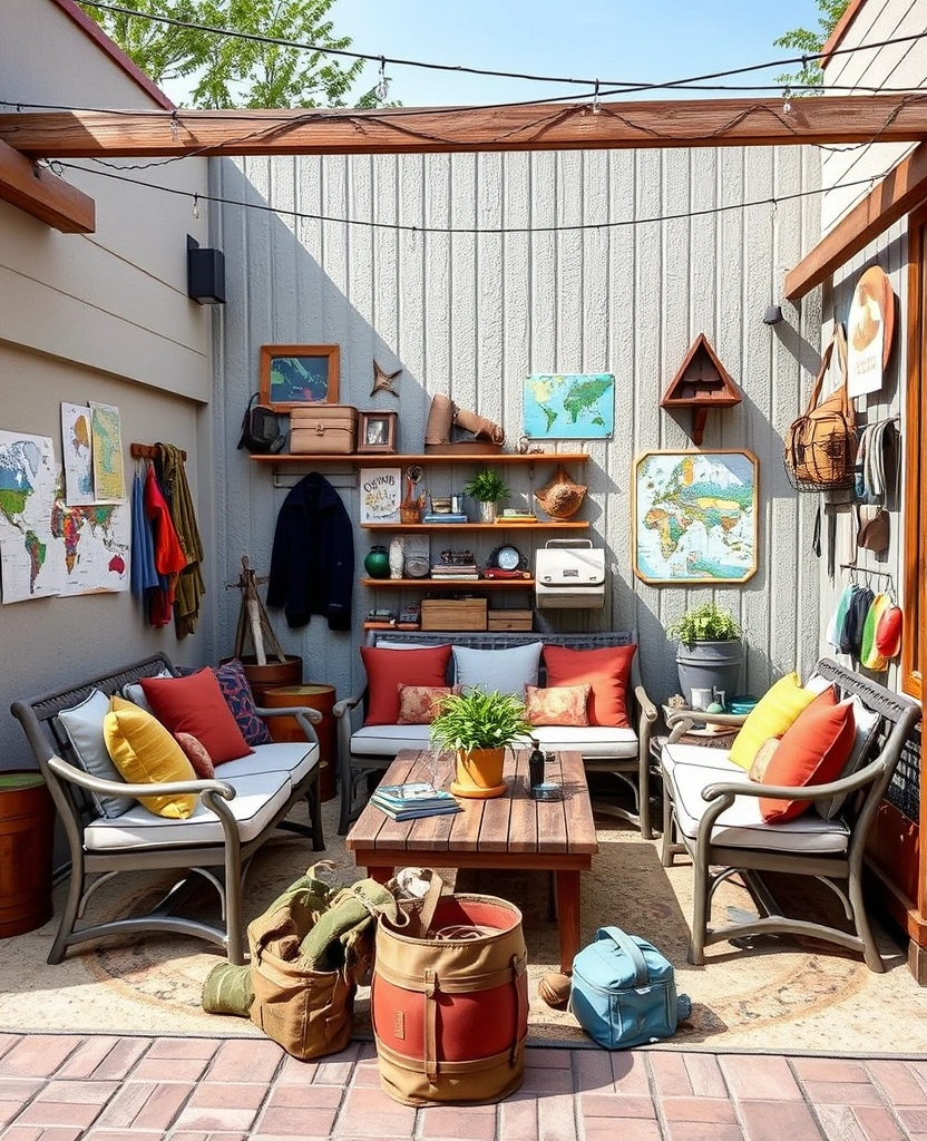 22 Covered Outdoor Patio Ideas That Will Make You Want to Live Outside! - 21. Adventure Awaits