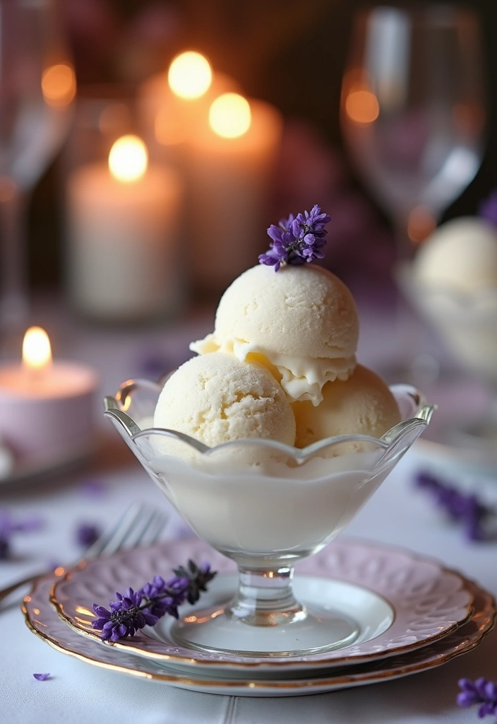 20 Ninja Creami Classic Vanilla Ice Cream Recipes You Need to Try Right Now! - 13. Vanilla Lavender Delight