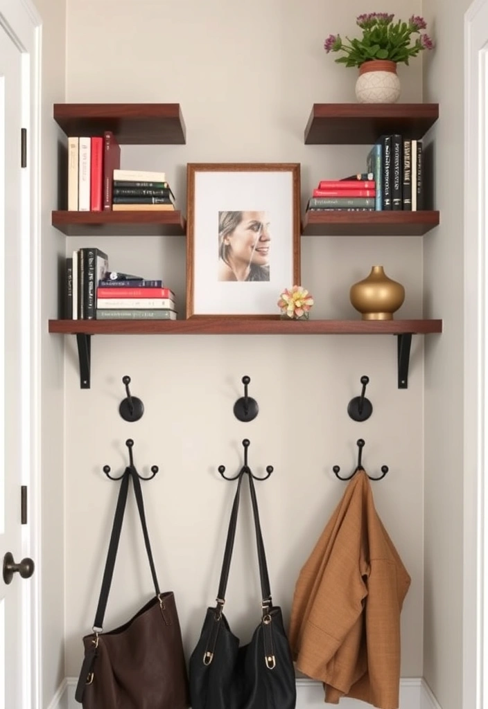 21 Small Foyer Ideas That Will Make Your Apartment Entryway Shine! - 11. Wall-mounted Storage