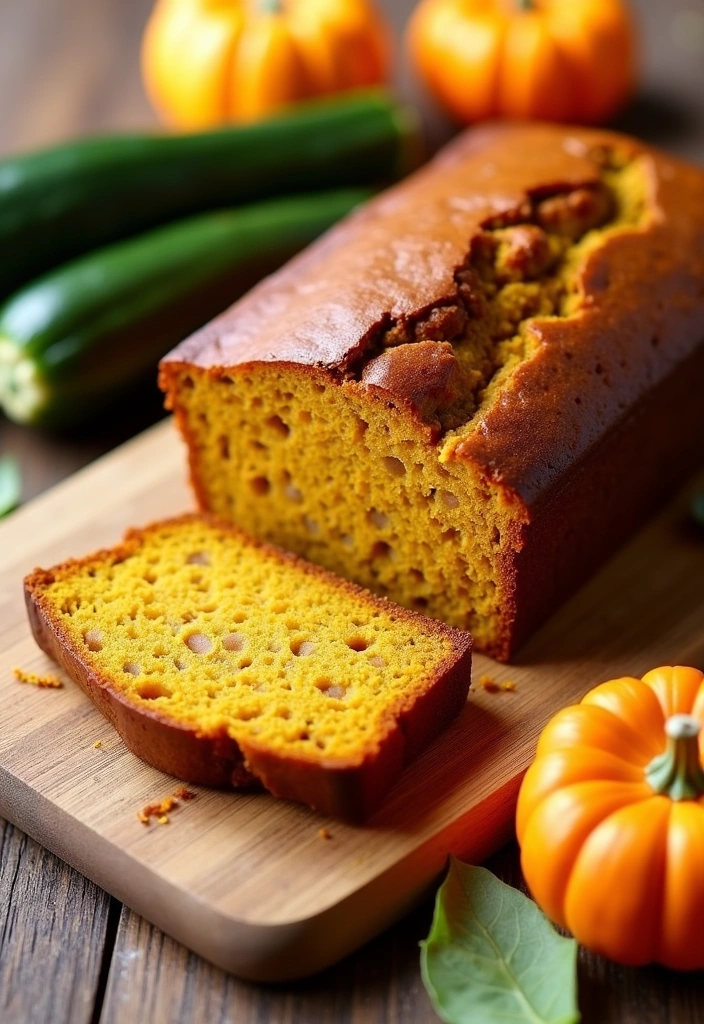 21 Irresistibly Delicious Pumpkin Bread Recipes You'll Crave All Fall! - 10. Pumpkin Zucchini Bread