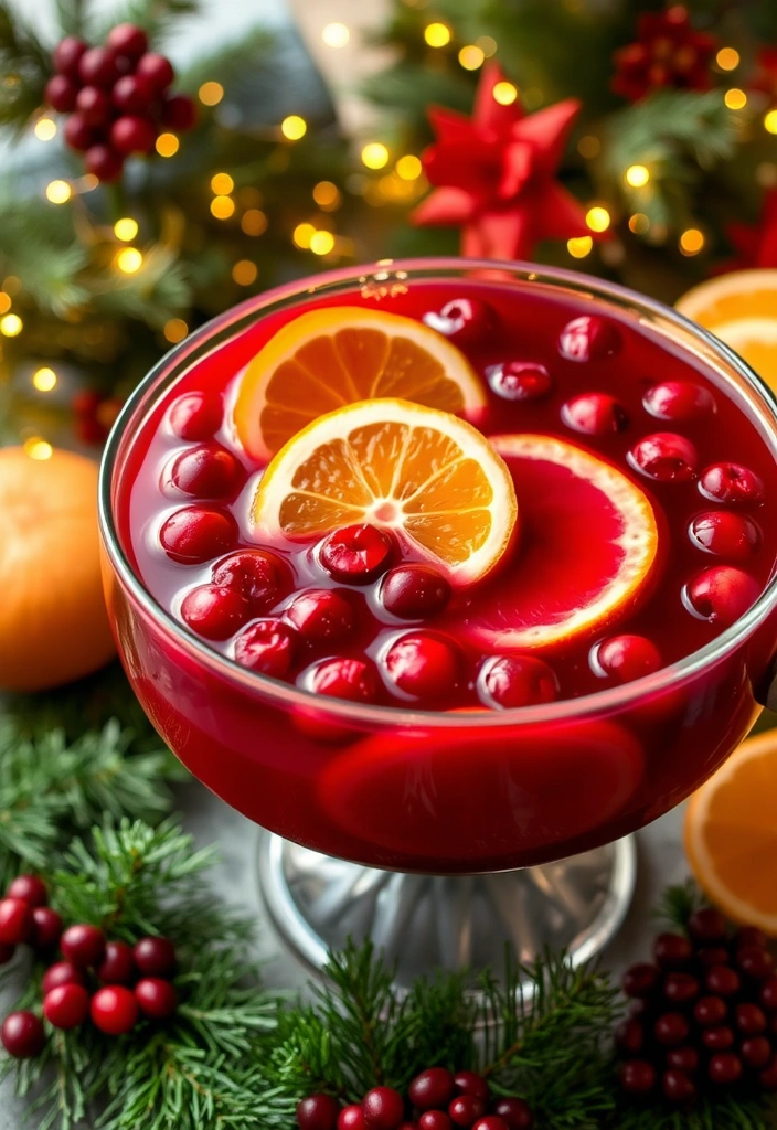 23 Mind-Blowing Punch Recipes That Will Make Your Next Party Legendary! - 11. Cranberry Orange Punch