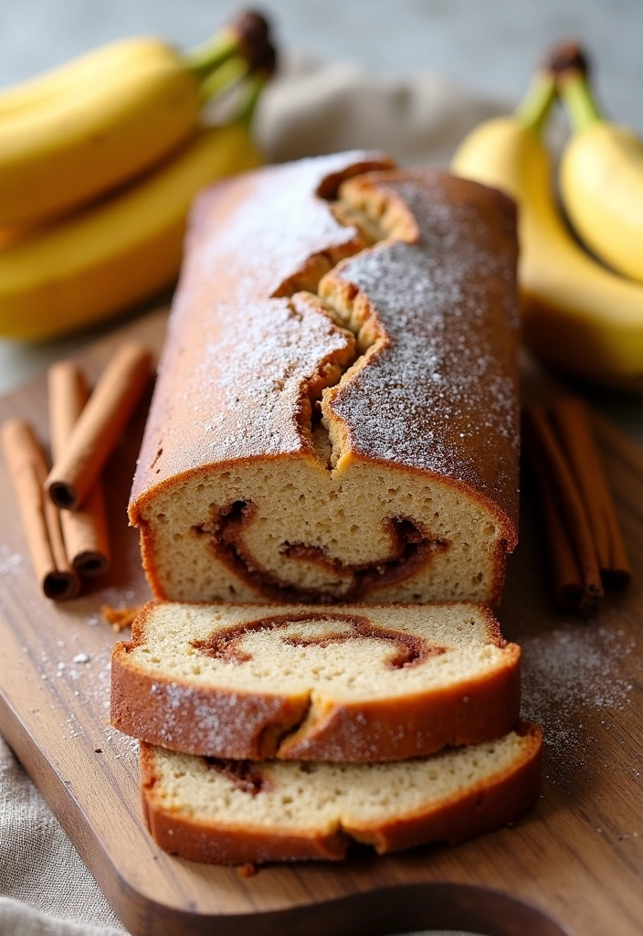 22 Irresistible Banana Bread Recipes That'll Make You a Baking Superstar! - 6. Cinnamon Swirl Banana Bread