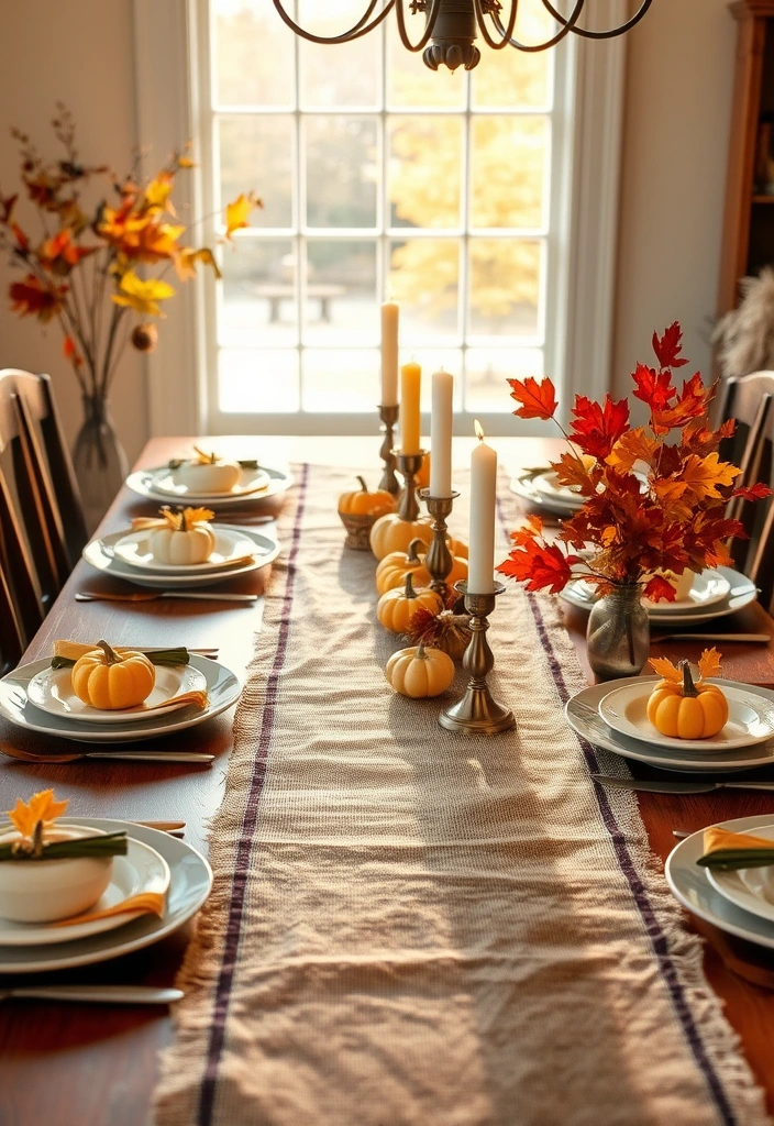 29 Fall Budget Decorating Ideas You Can’t Afford to Miss (Especially #16!) - 5. Harvest-Themed Table Decor