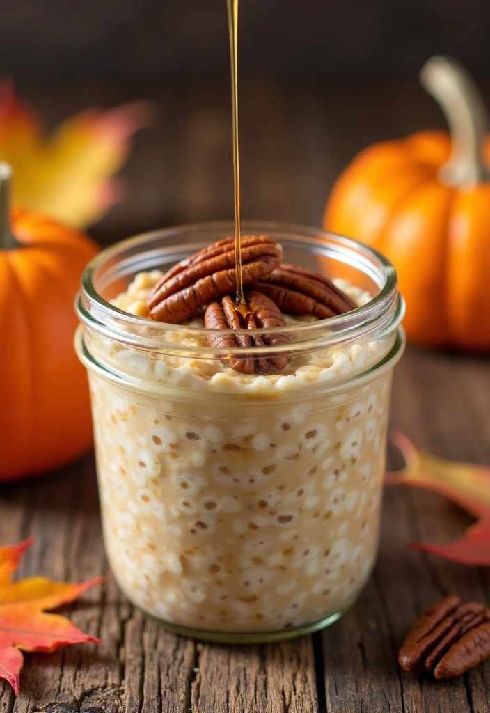 21 Easy 5-Ingredient Pumpkin Pie Recipes That Will Wow Your Guests! - 9. Pumpkin Pie Overnight Oats