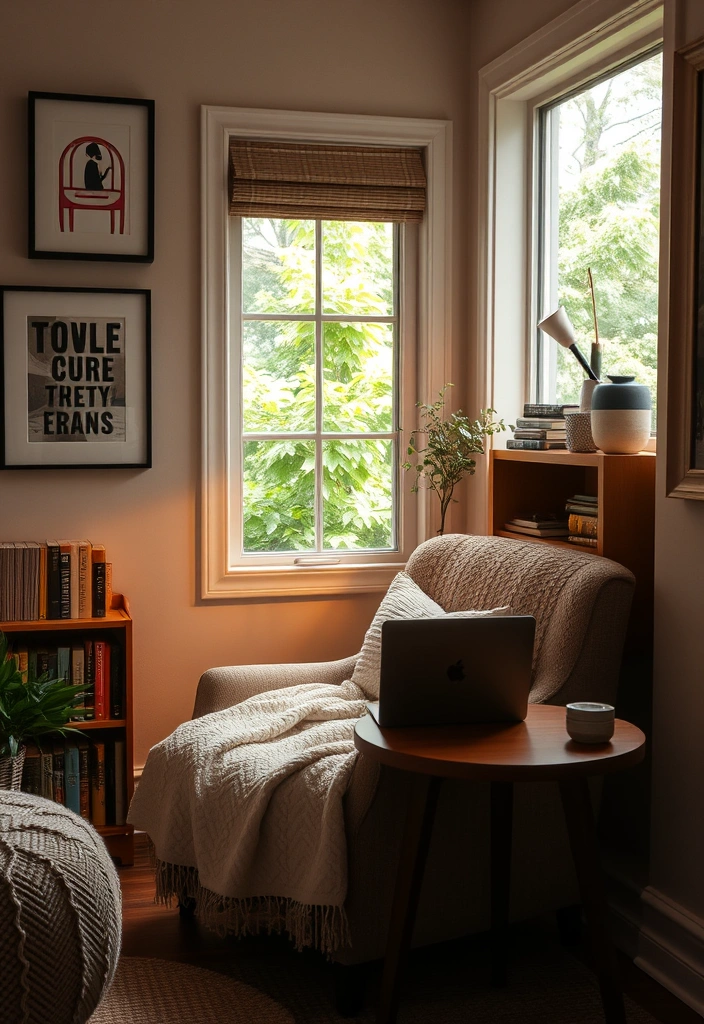 28 Stunning Home Office Ideas That'll Make You Want to Work from Home Forever! - 1. Cozy Corner Nook