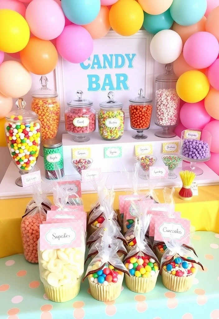 22 Couples Baby Shower Cute Ideas That'll Make You Say 'Aww!' - 1. Sweet Candy Bar Station