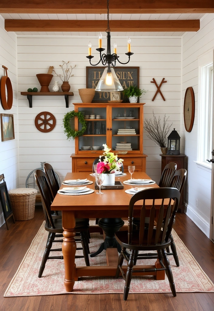 28 Stunning Farmhouse Shiplap Wall Ideas That Will Transform Your Space! - 20. Shiplap in Dining Areas