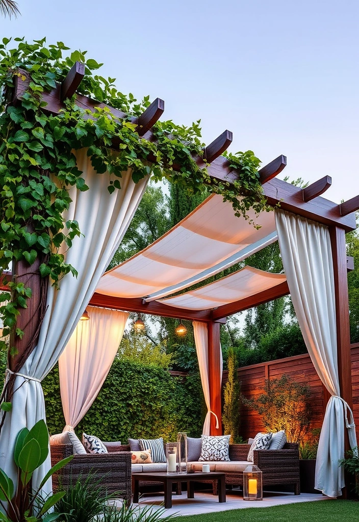 25 Modern Backyard Landscaping Ideas That Will Transform Your Outdoor Space Forever! - 9. Modern Pergolas