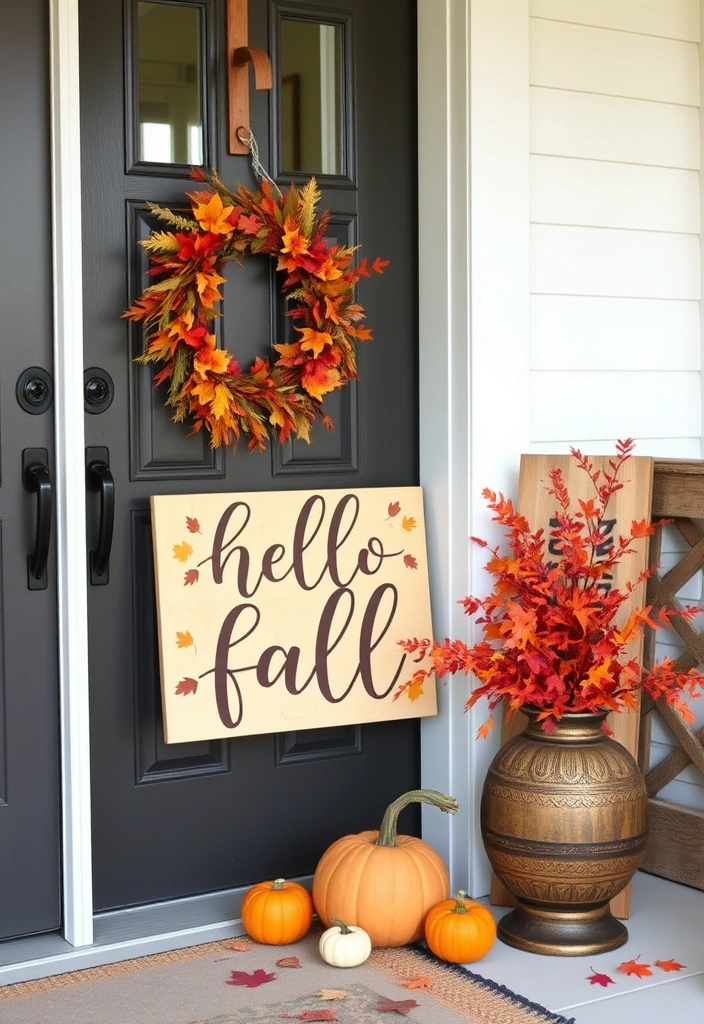 29 Fall Budget Decorating Ideas You Can’t Afford to Miss (Especially #16!) - 16. DIY Fall Signage (Don’t Miss This!)