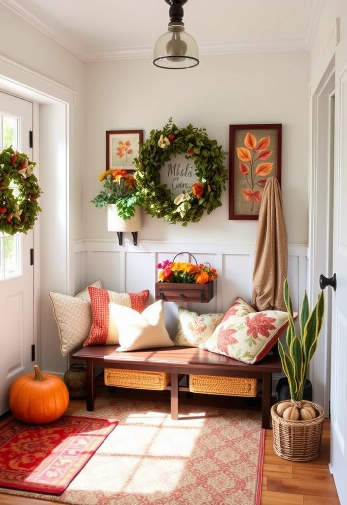 27 Mudroom Laundry Room Ideas That Will Transform Your Space (You Won't Believe #15!) - 12. Seasonal Decor Rotation