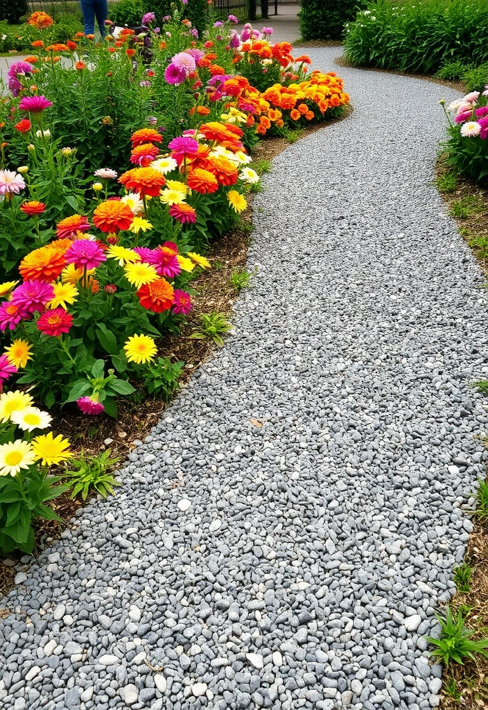 28 Cheap Walkway Ideas DIY That Will Transform Your Garden on a Budget! - 13. Gravel Pathway