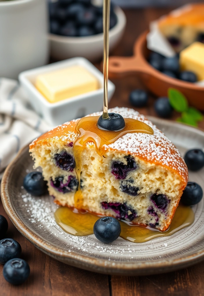 25 Crockpot Desserts You Won't Believe Are This Easy (Get Ready for #13!) - 11. Blueberry Muffin Cake