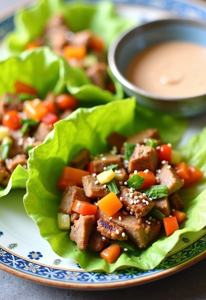 21 Irresistibly Delicious Sweet and Sour Pork Recipes You Must Try Today! - 8. Sweet and Sour Pork Lettuce Wraps