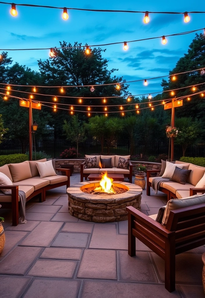 25 Modern Backyard Landscaping Ideas That Will Transform Your Outdoor Space Forever! - 3. Cozy Fire Pit Area