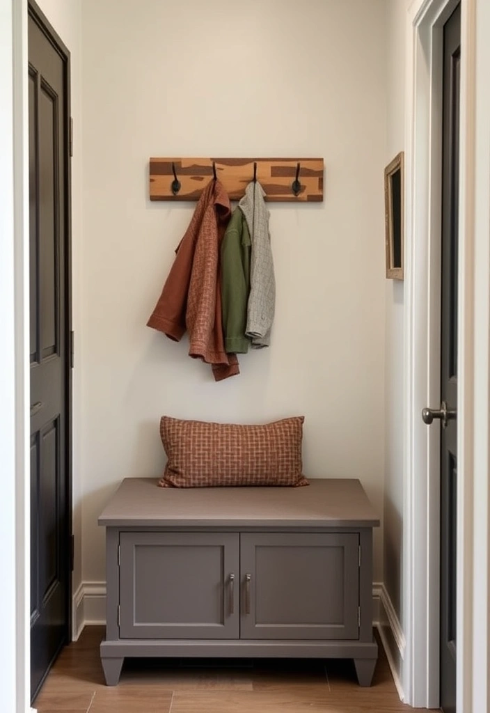 21 Small Foyer Ideas That Will Make Your Apartment Entryway Shine! - 3. Functional Furniture