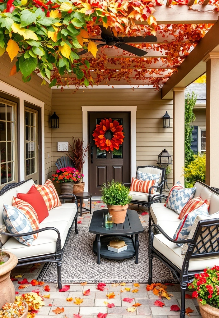 22 Covered Outdoor Patio Ideas That Will Make You Want to Live Outside! - 15. Seasonal Sanctuary