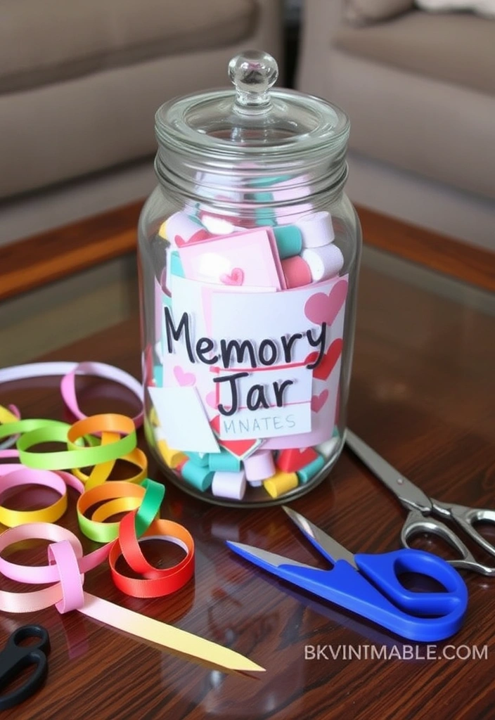 24 Easy Fathers Day Crafts for Kids That'll Make Him Smile! - 21. DIY Memory Jar