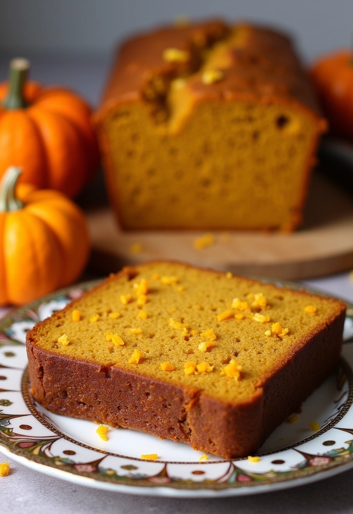 21 Irresistibly Delicious Pumpkin Bread Recipes You'll Crave All Fall! - 15. Pumpkin Orange Bread