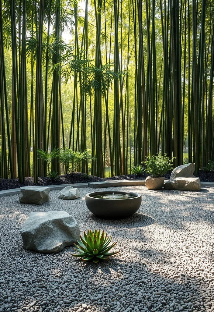 25 Modern Backyard Landscaping Ideas That Will Transform Your Outdoor Space Forever! - 1. Minimalist Zen Garden