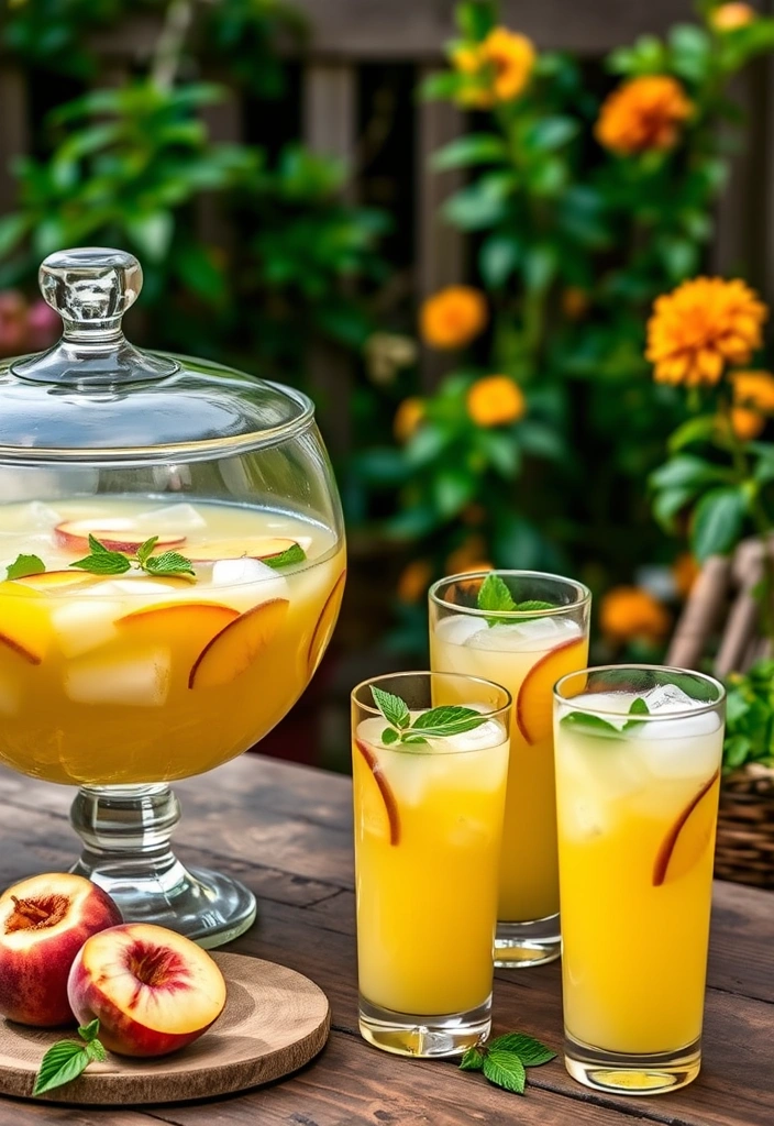 23 Mind-Blowing Punch Recipes That Will Make Your Next Party Legendary! - 7. Ginger Peach Punch