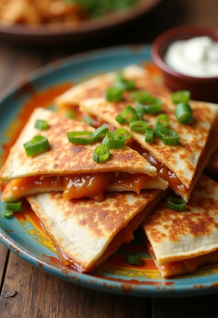 20 Quick and Easy Weeknight Recipes That'll Make Family Dinners a Breeze! - 7. Quick BBQ Chicken Quesadillas