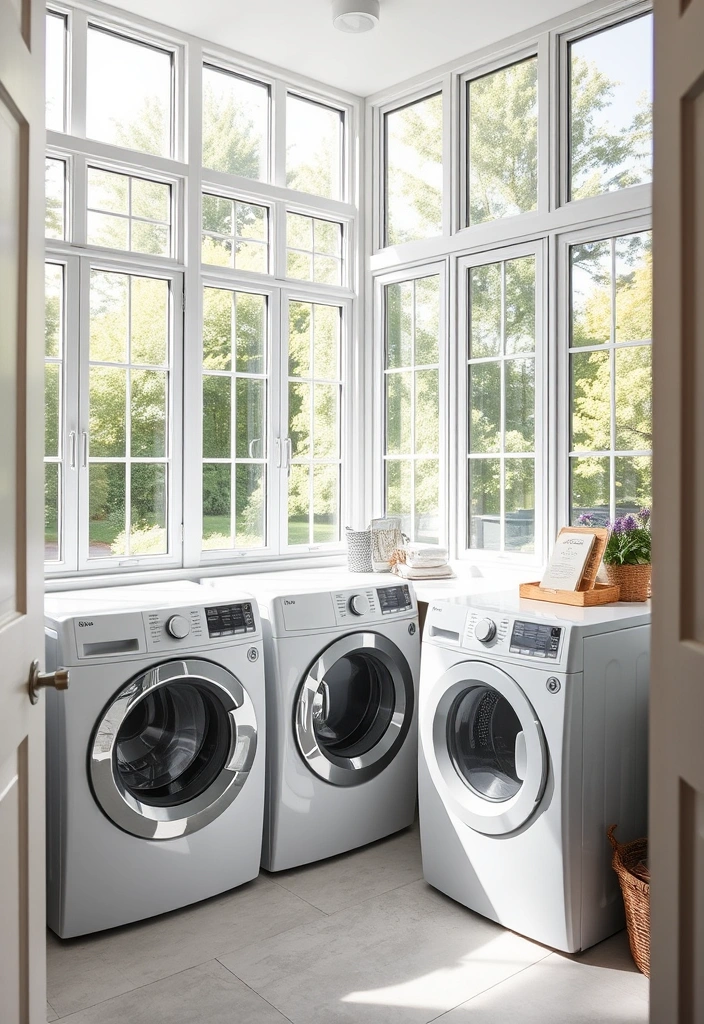 27 Mudroom Laundry Room Ideas That Will Transform Your Space (You Won't Believe #15!) - 17. Laundry Room with a View