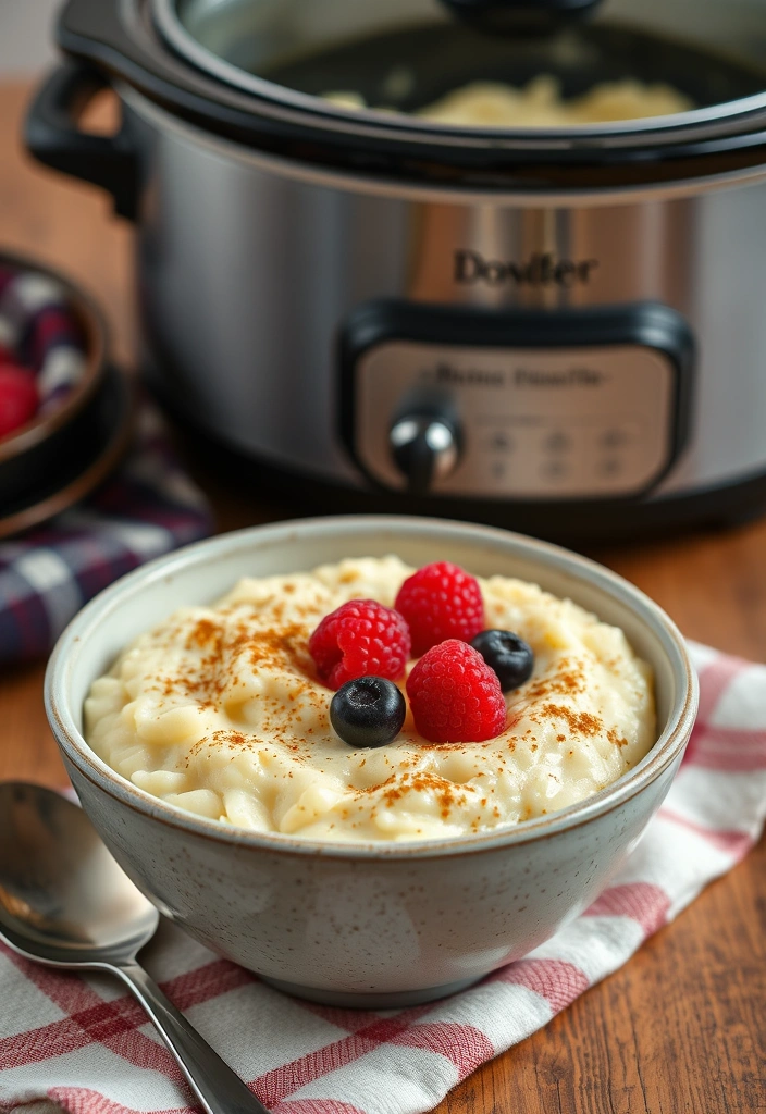 25 Crockpot Desserts You Won't Believe Are This Easy (Get Ready for #13!) - 2. Creamy Rice Pudding