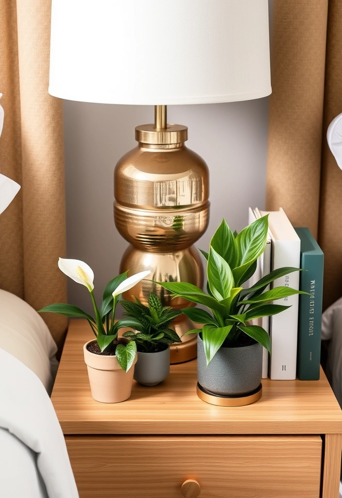 21 Plants in Bedroom Ideas That Will Transform Your Space into a Lush Oasis! - 10. Plant-Filled Nightstands