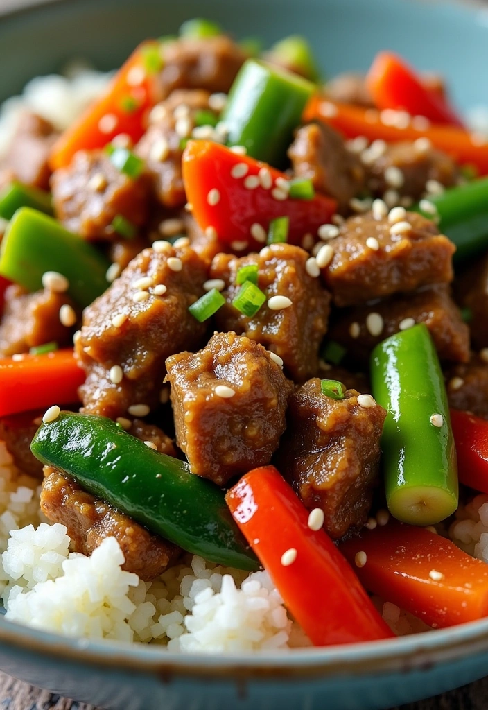 26 Mouthwatering Dinner Ideas with Hamburger Meat That You’ll Crave Tonight! - 20. Beef and Vegetable Stir Fry