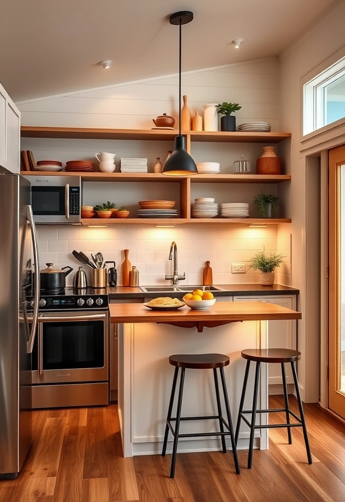 24 Inside Tiny Houses Ideas That Prove Less is More (You Won't Believe #10!) - 2. The Kitchen Island of Your Dreams