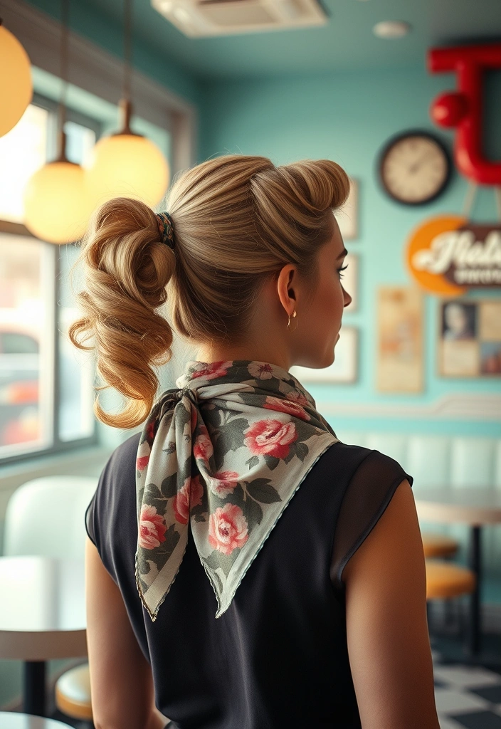 26 Tips for a Better and Sassier Ponytail in Less Than 5 Minutes! - 15. The Vintage Ponytail