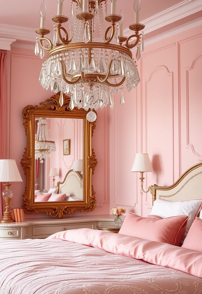 21 Blush Pink Bedroom Ideas That Will Make You Swoon! - 1. Elegant Blush Accents