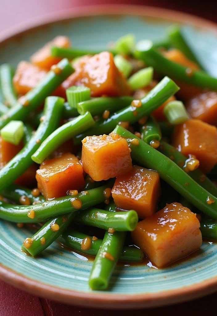 21 Irresistibly Delicious Sweet and Sour Pork Recipes You Must Try Today! - 17. Sweet and Sour Pork with Green Beans