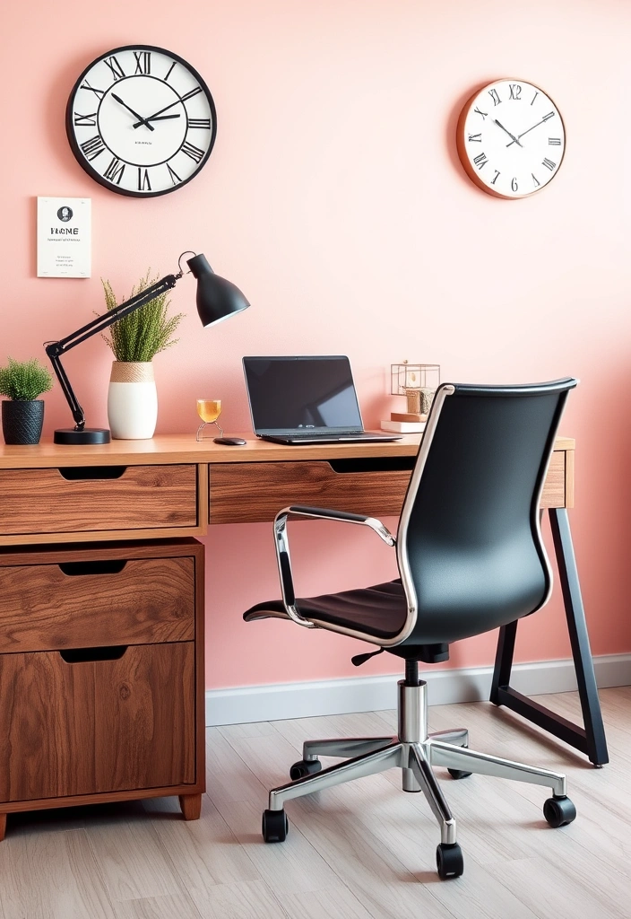 22 Home Office Ideas for Women That Will Transform Your Workday! - 6. Chic and Functional