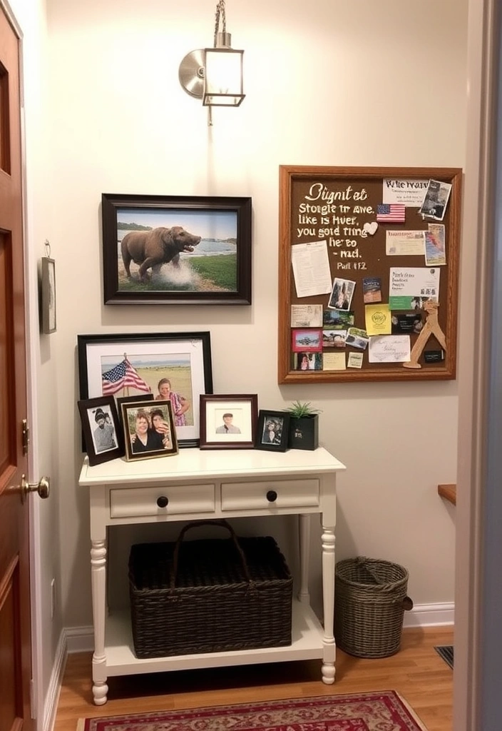 21 Small Foyer Ideas That Will Make Your Apartment Entryway Shine! - 9. Personal Touches